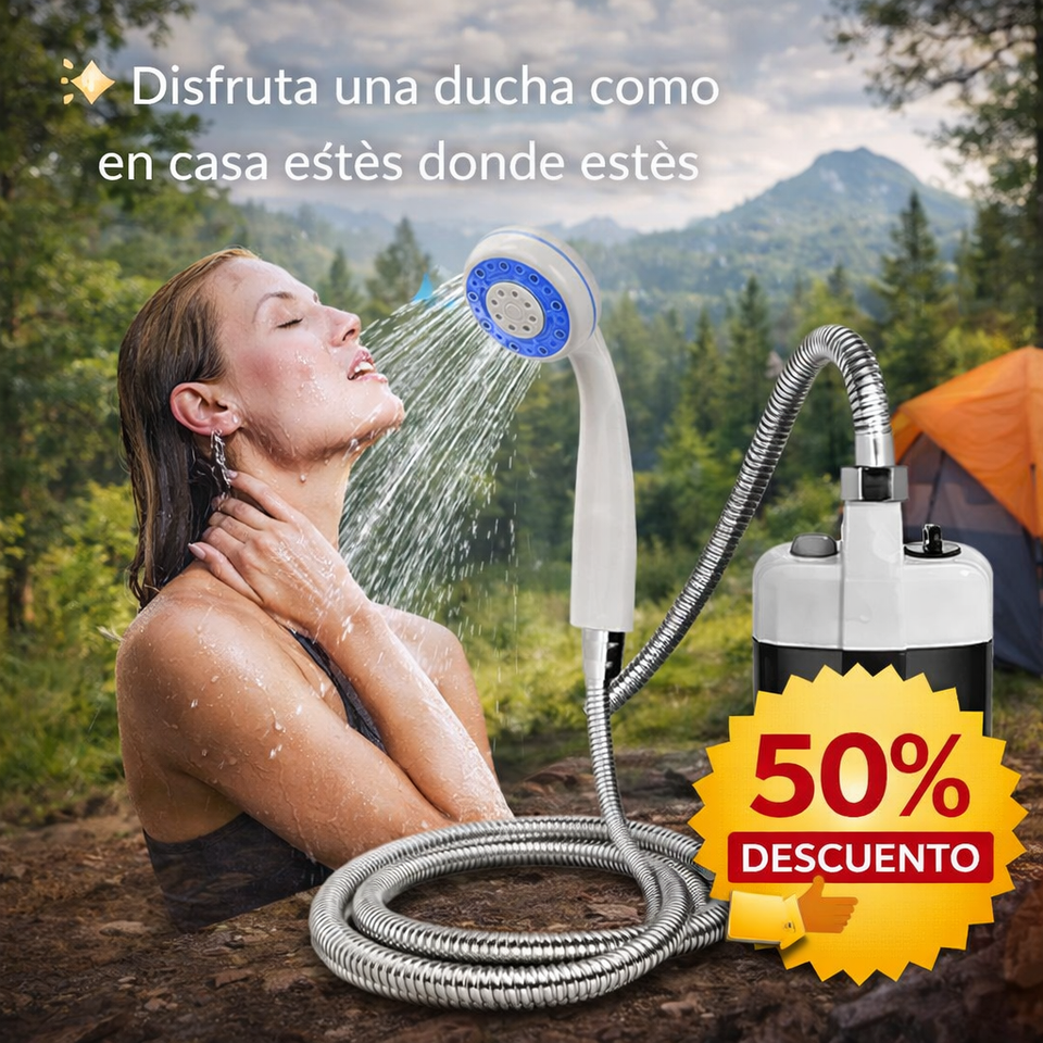 DUCHA PORTÁTIL RECARGABLE