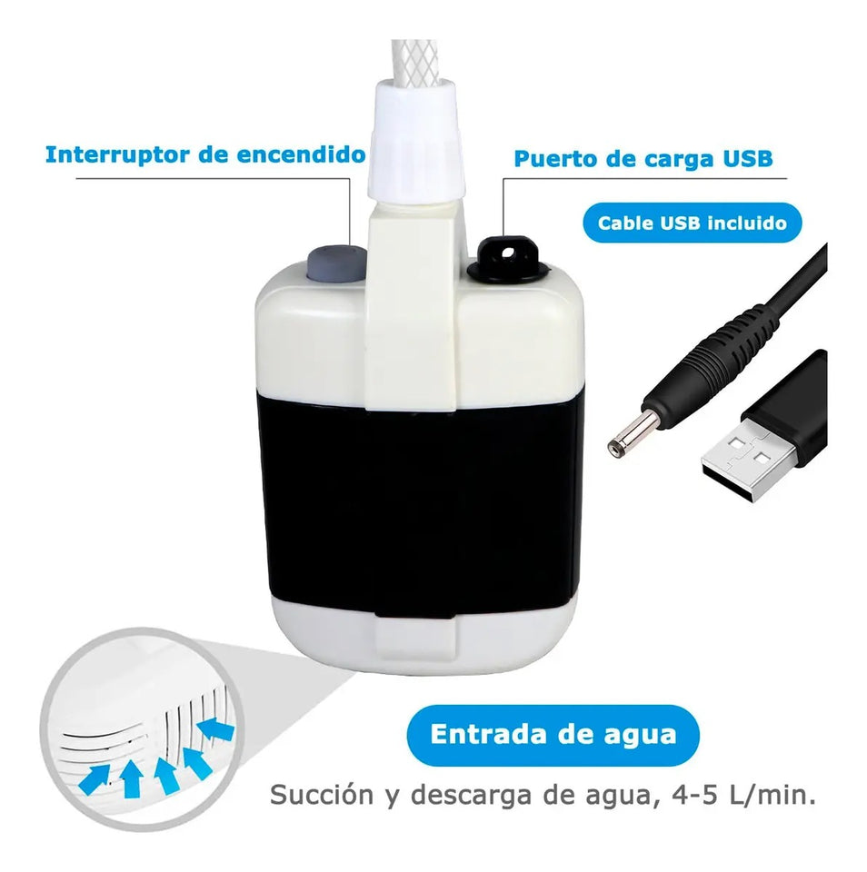 DUCHA PORTÁTIL RECARGABLE