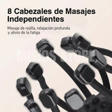 MASAJEADOR DE 8 PUNTOS RECARGABLE + PARCHES DESINTOXICANTES